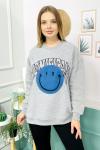 158712 Oversize Sardonlu Sweatshirt